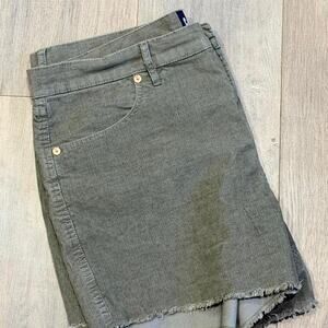 Gap khaki green corduroy cutoff  shorts